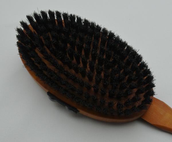 Badebürste Birnbaum schwarze Naturborsten Bürstenkopf